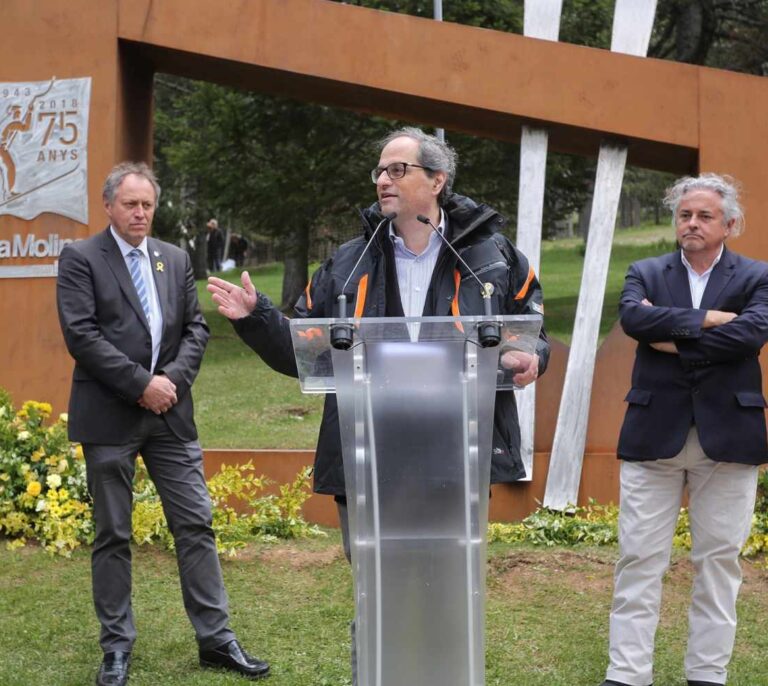Torra estará al lado de Sánchez si apoya a los políticos presos y los derechos civiles