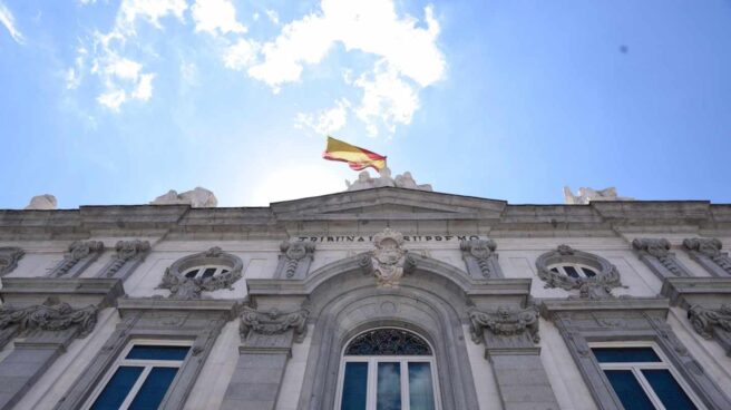 Vista de la fachada del Tribunal Supremo.