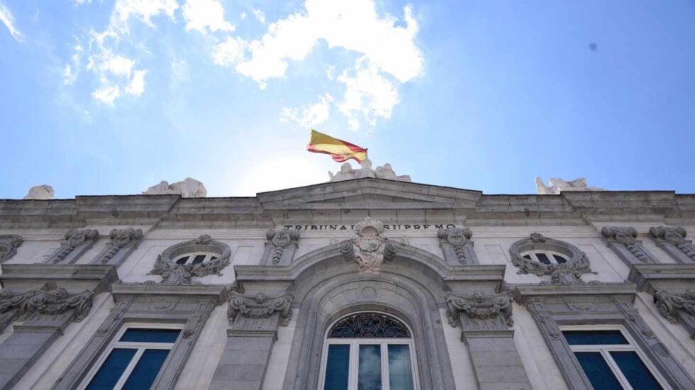 Vista de la fachada del Tribunal Supremo.