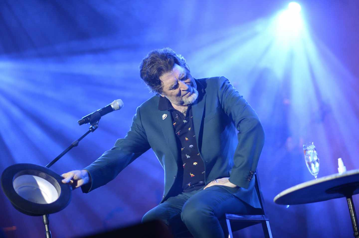 Joaquín Sabina, durante su concierto en Madrid.