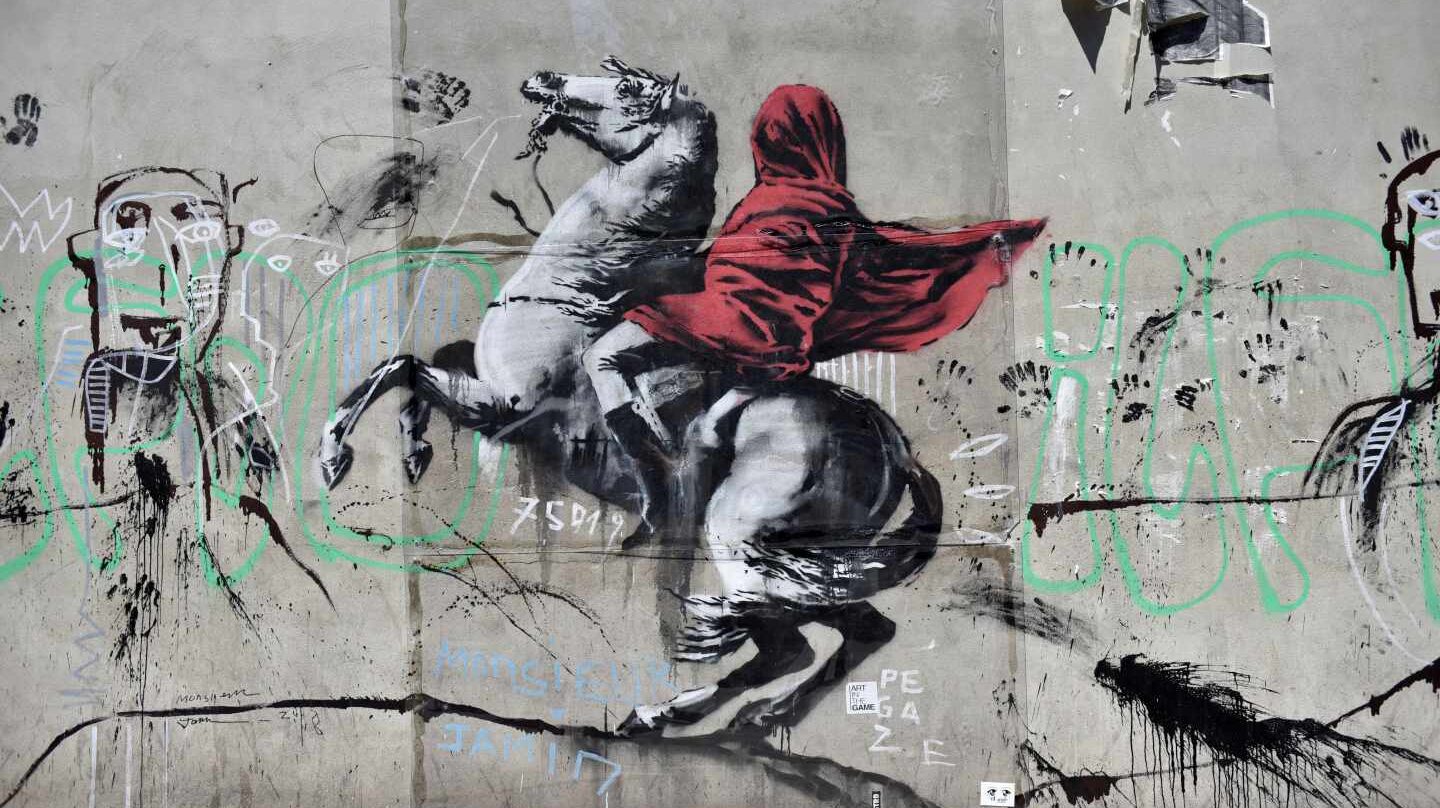 Banksy, de Cisjordania a París