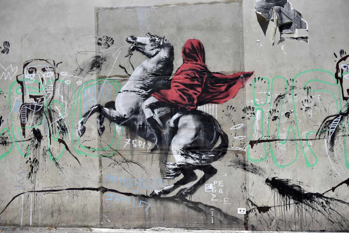 Banksy un recorrido por toda su obra, de Cisjordania a París