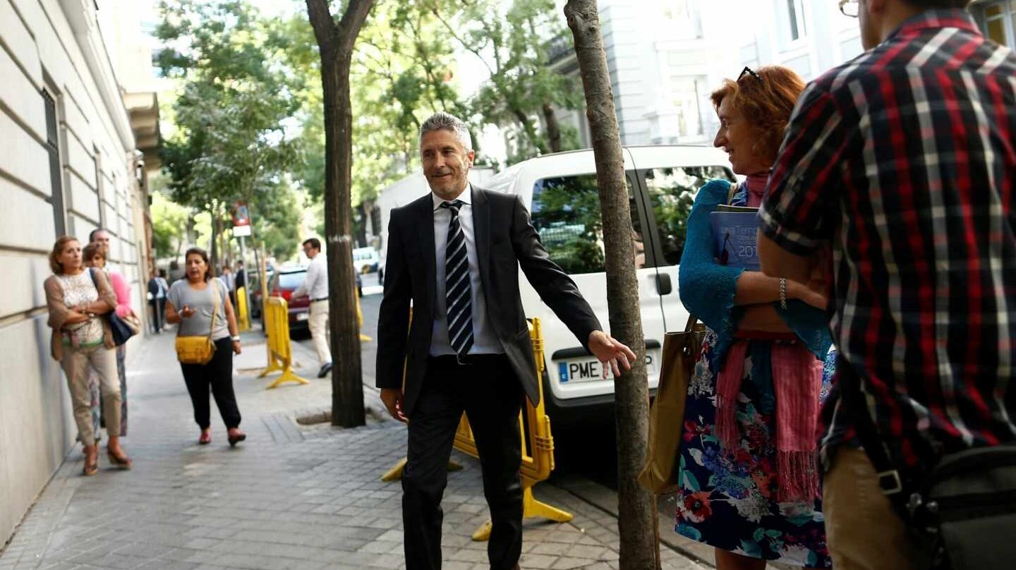 Fernando Grande-Marlaska, vocal del CGPJ y nuevo ministro del Interior, durante una entrevista en RNE.