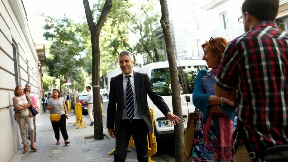 Fernando Grande-Marlaska, vocal del CGPJ y nuevo ministro del Interior, durante una entrevista en RNE.