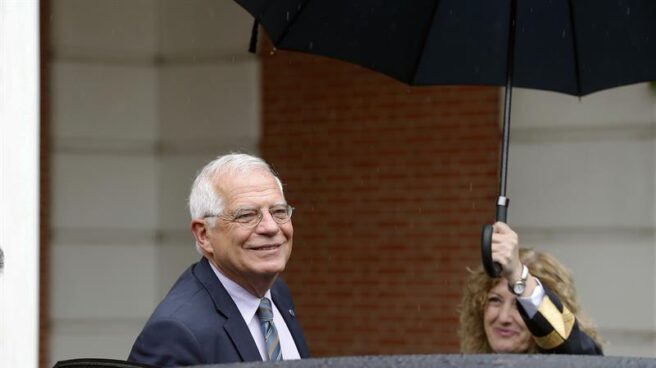 Josep Borrell, ministro de Exteriores del gobierno de Sánchez, a su llegada a Moncloa.