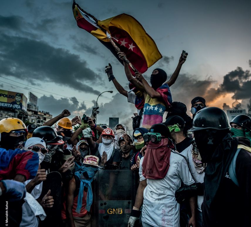 Imagen del cartel de PhotoEspaña en Segovia.