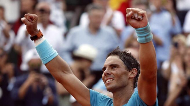 Rafa Nadal, tras ganar su undécimo título de Roland Garros.