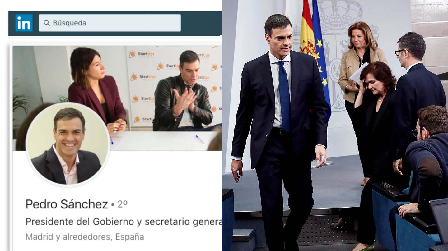 El LinkedIn de #Pdro_Schz: el Gobierno en 1'30''