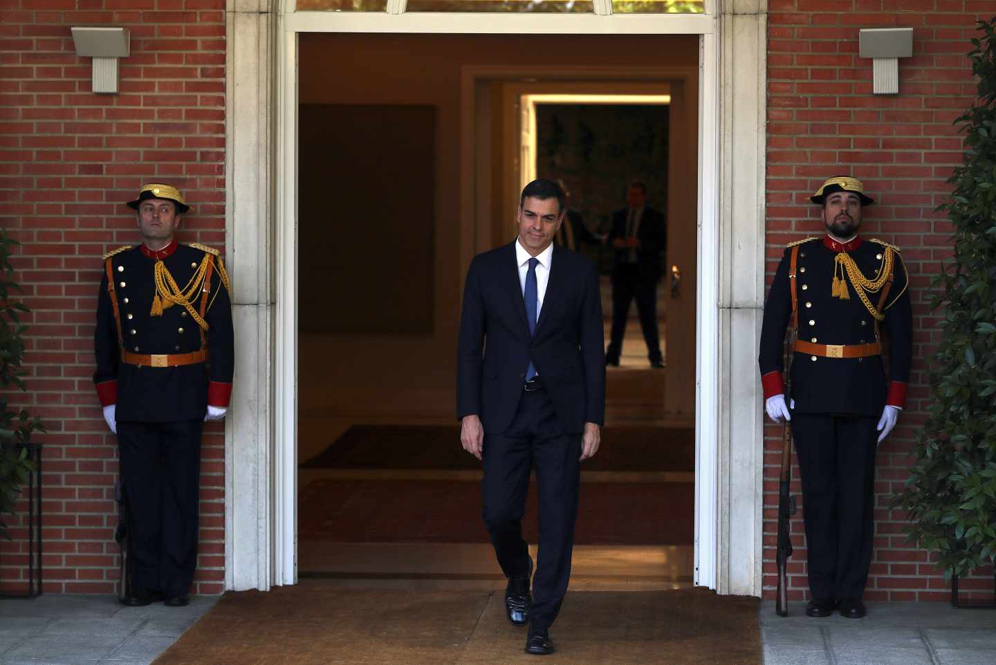 Pedro Sánchez, en La Moncloa.