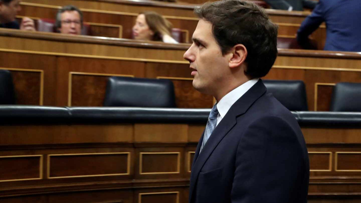 El líder de Ciudadanos, Albert Rivera, en el Congreso.