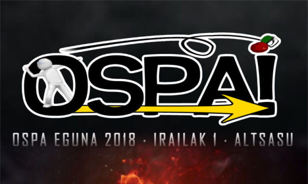 Cartel anunciador del 'Ospa Eguna' en Alsasua para el 1 de septiembre.
