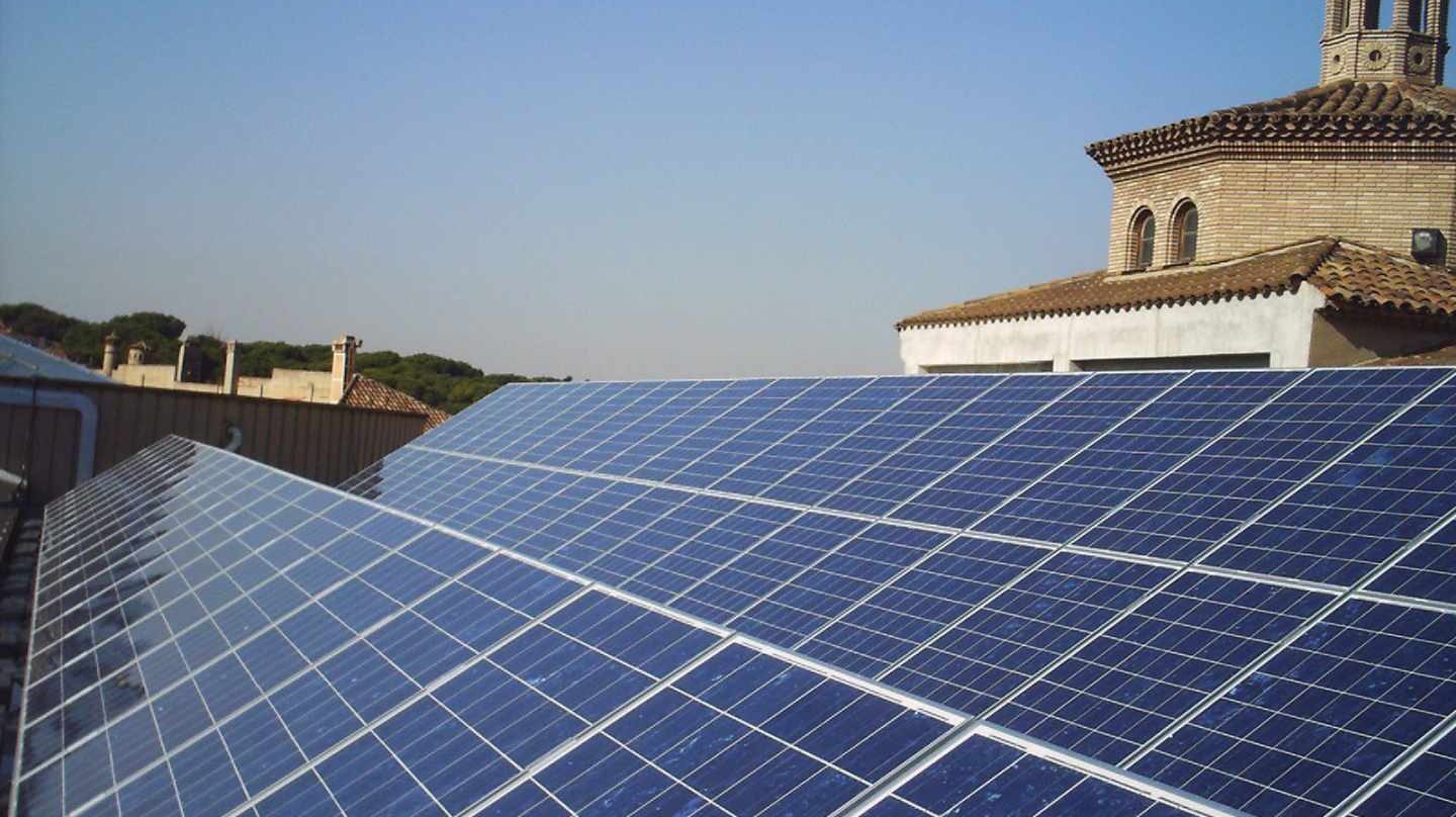 Una instalación fotovoltaica de autoconsumo.