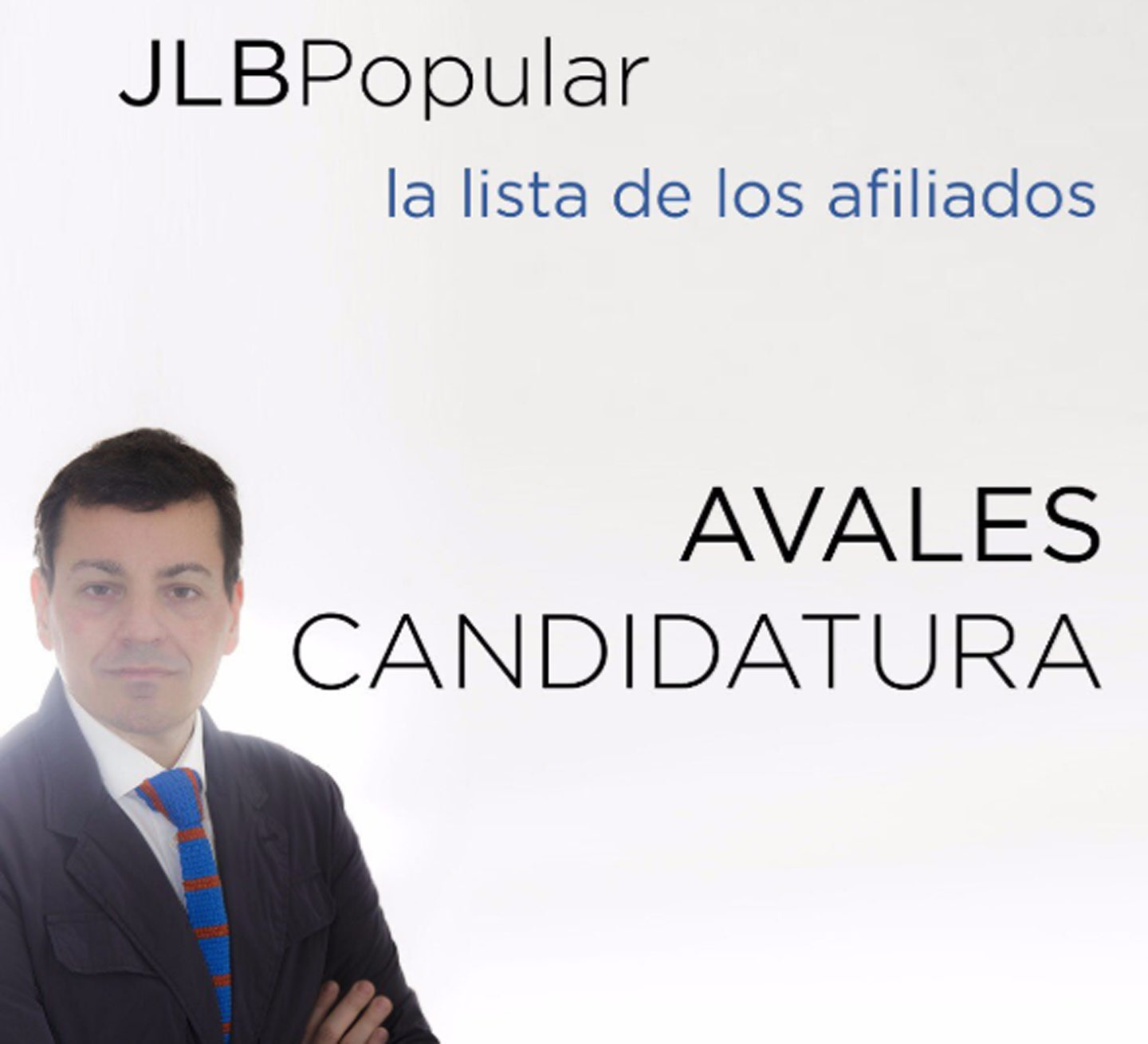 El valenciano José Luis Bayo se presenta como el candidato con las "manos limpias"