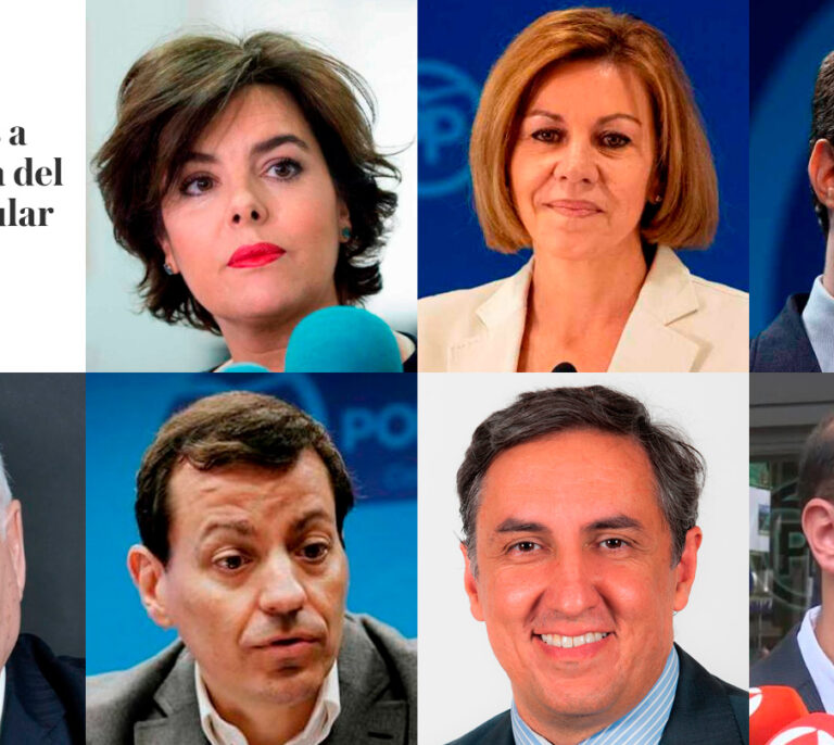 El estado de la batalla del PP: los apoyos de cada candidato