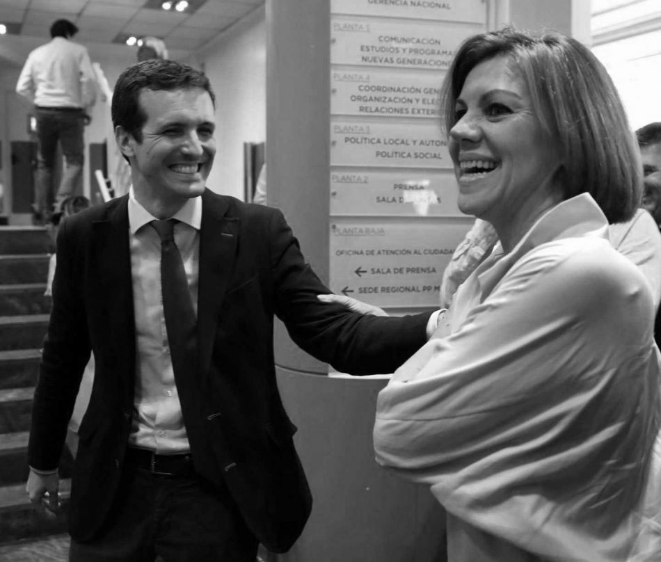 Pablo Casado y María Dolores de Cospedal.