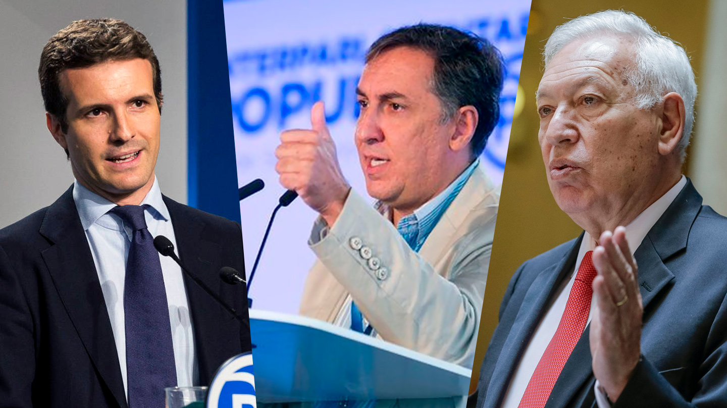 Pablo Casado, José Ramón García-Hernández y J.M. García Margallo