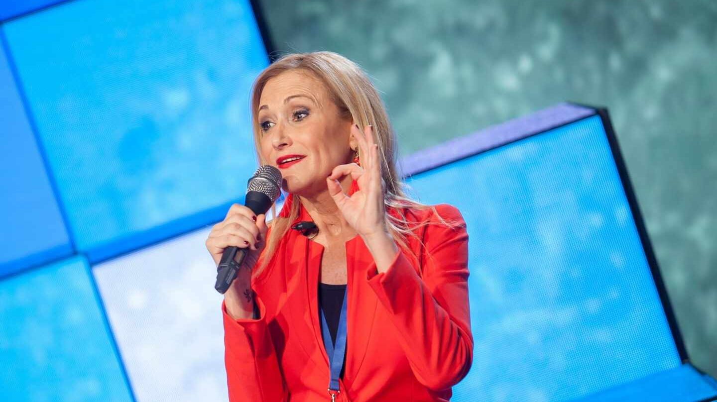 Cristina Cifuentes, en un acto del PP.