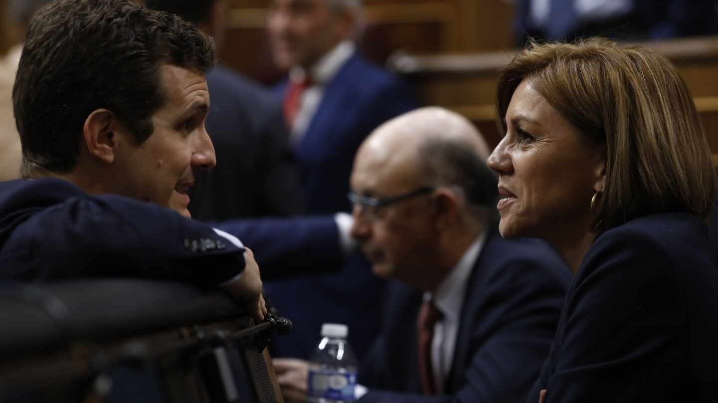 Pablo Casado y María Dolores de Cospedal.