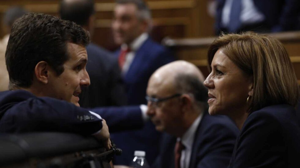 Pablo Casado y María Dolores de Cospedal.