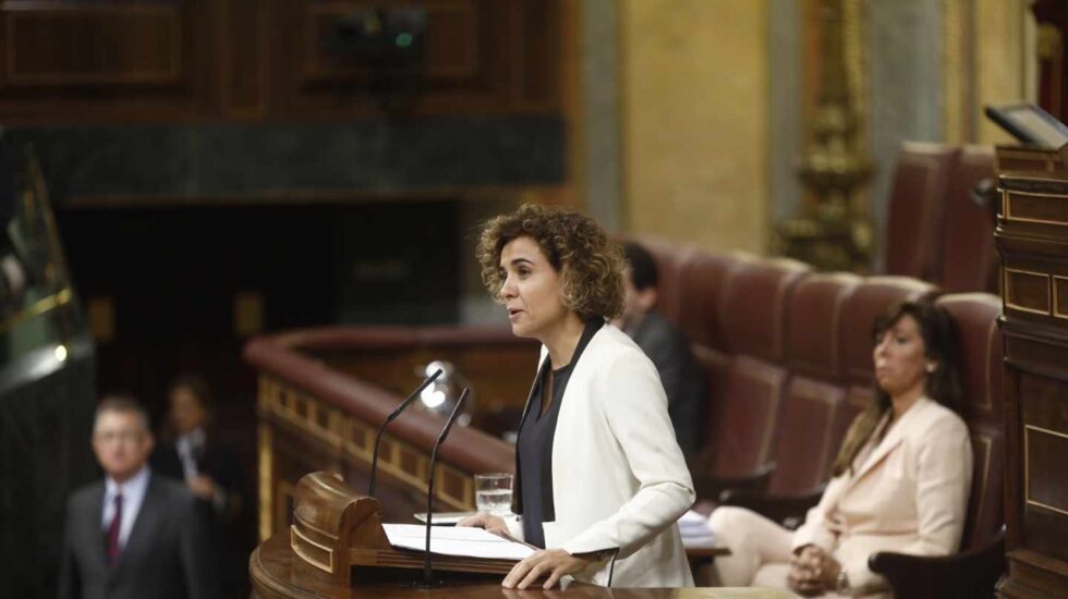 La ministra saliente de Sanidad, Dolors Montserrat.