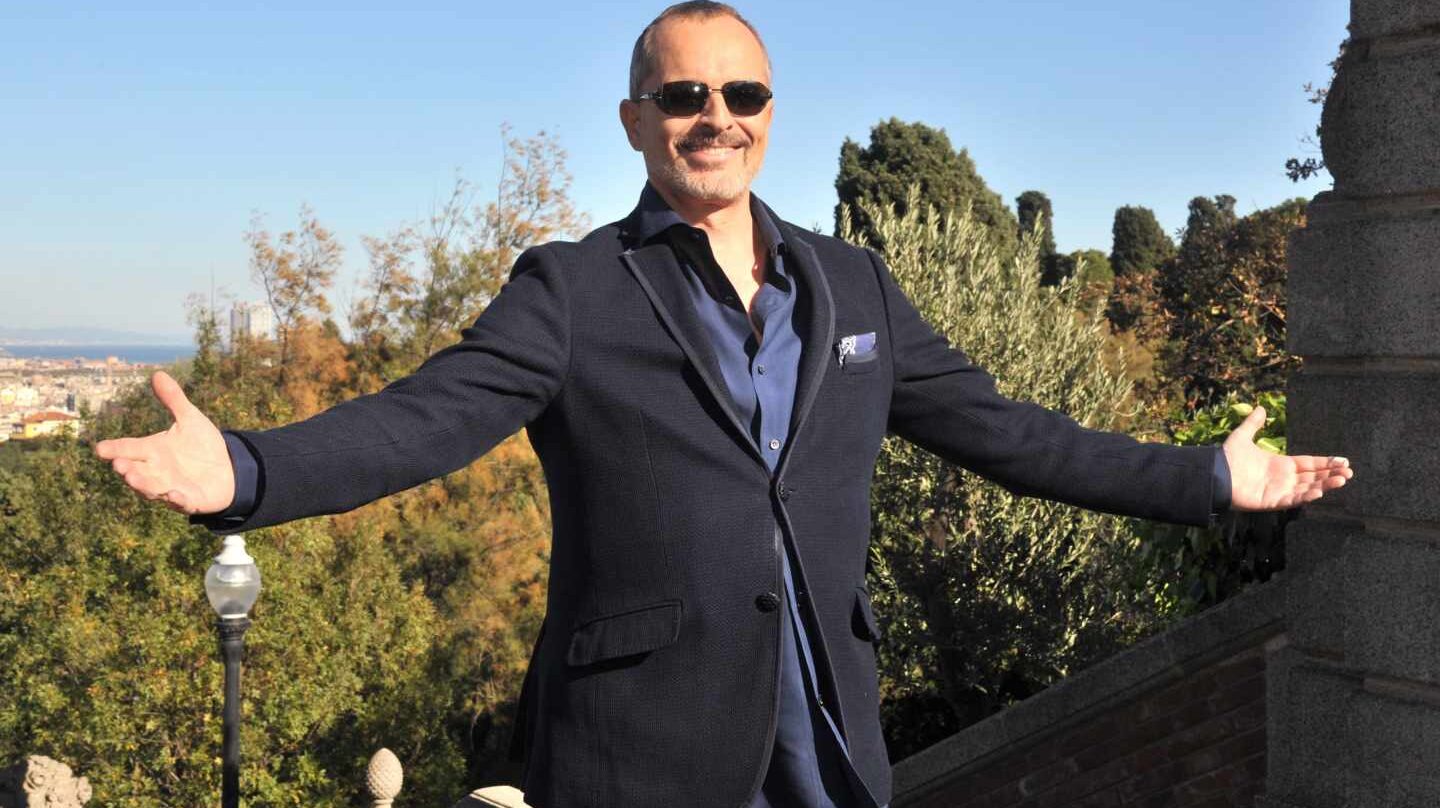 El cantante Miguel Bosé.