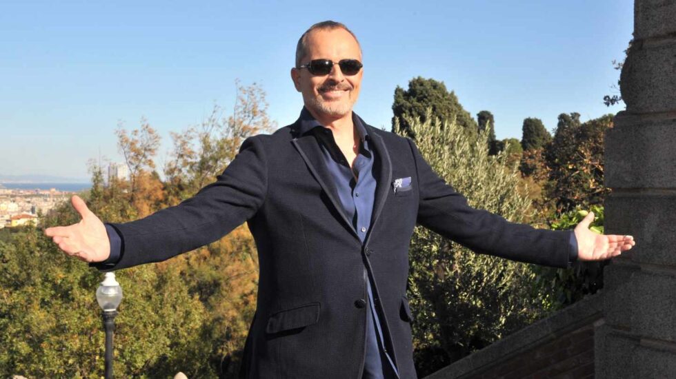 El cantante Miguel Bosé.