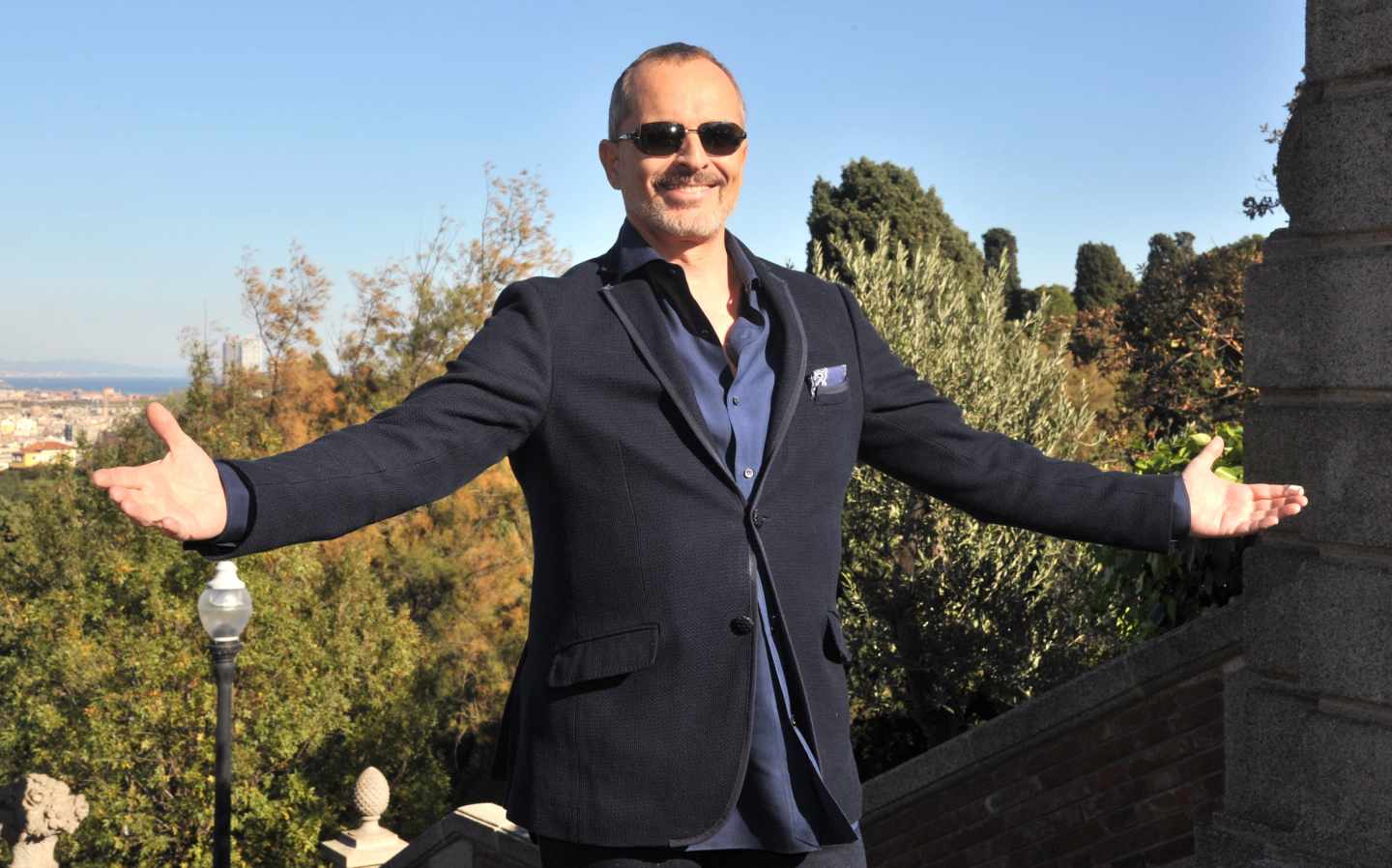 El cantante Miguel Bosé.