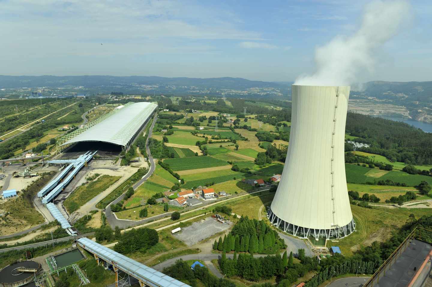 La central de carbón de Meirama, de Naturgy (Gas Natural).