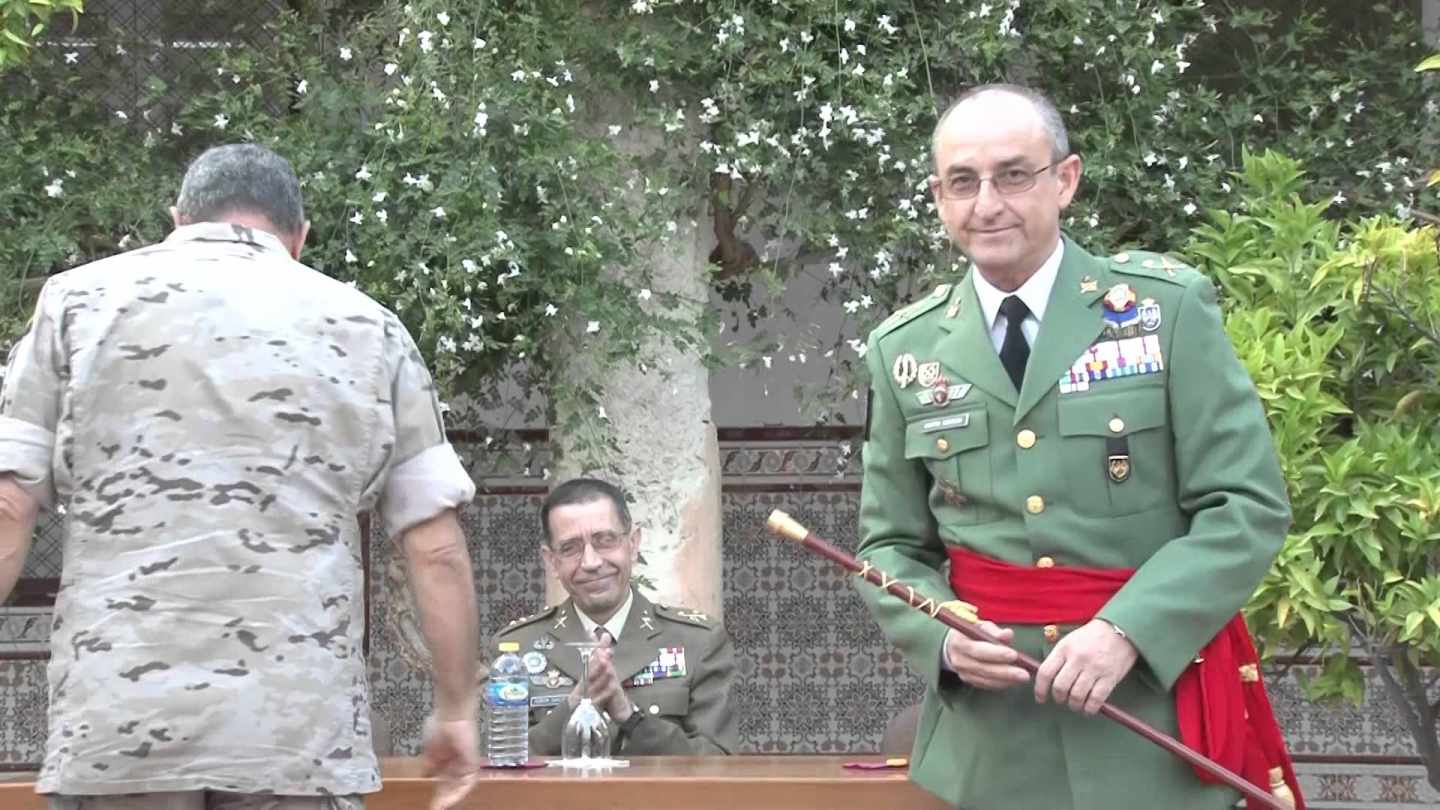 Imposicion de Faja al General Juan Jesús Martin Cabrero.