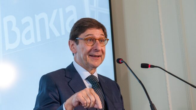 José Ignacio Goirigolzarri, presidente de Bankia, en su intervención en el Curso de Economía organizado por la APIE en la Universidad Menéndez Pelayo de Santander.