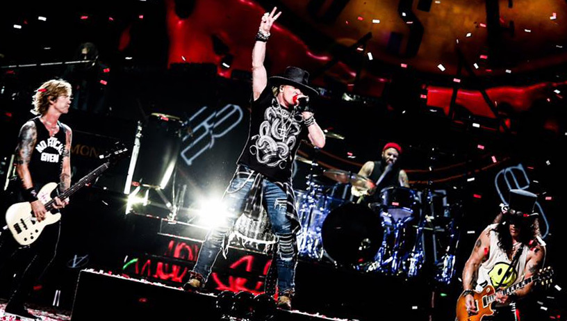 Resultado de imagen para Guns Nâ Roses se presentÃ³ por Ãºltima vez