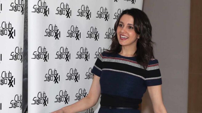 La portavoz nacional de Ciudadanos, Inés Arrimadas, en el Club Siglo XXI.