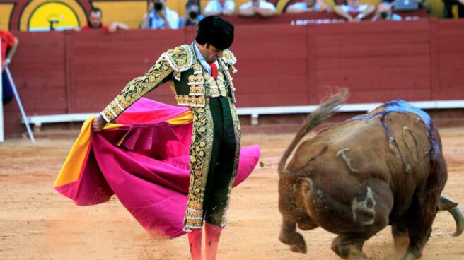 José Tomás, en uno de sus lances.