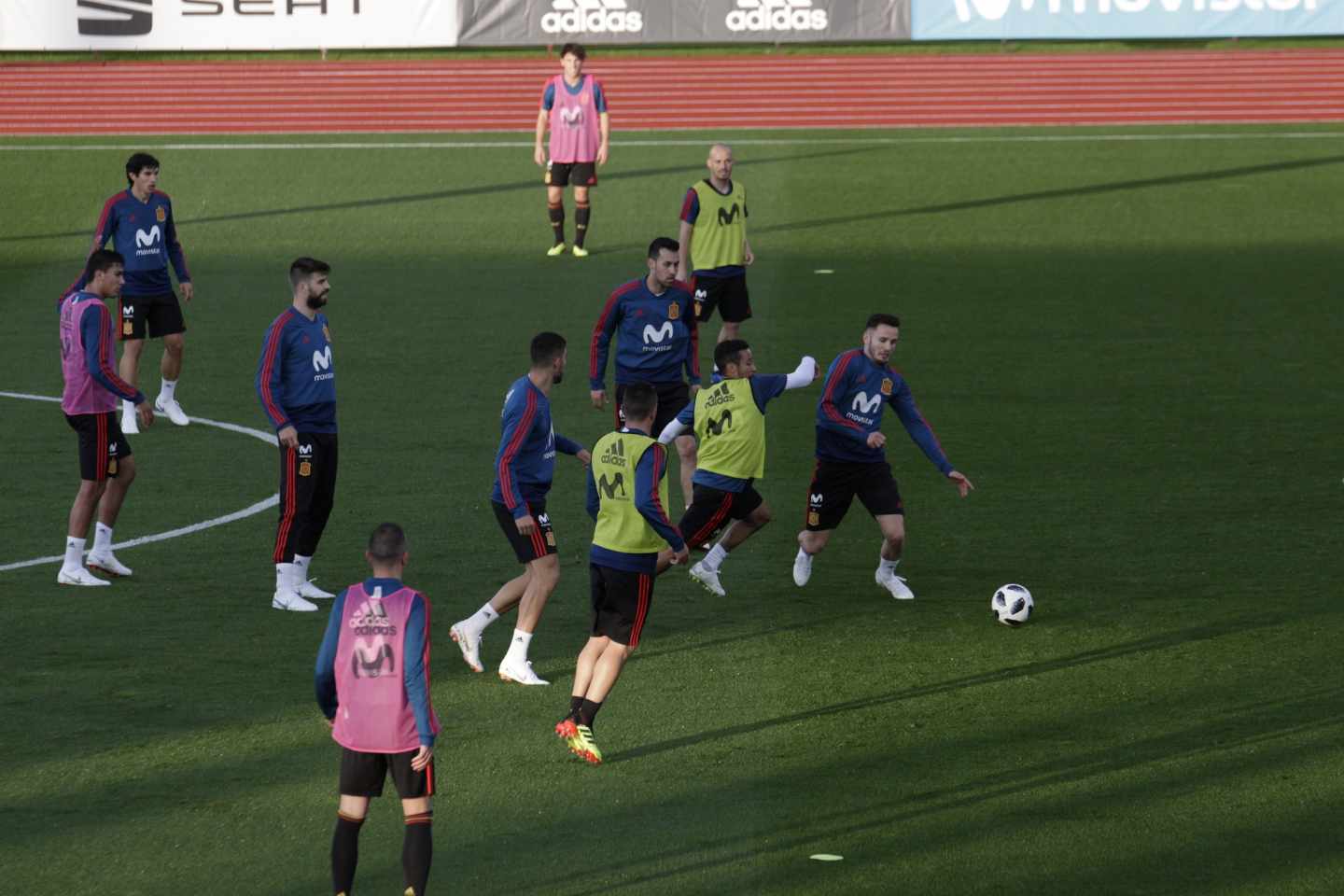 La selección entrena para el mundial de Rusia 2018.