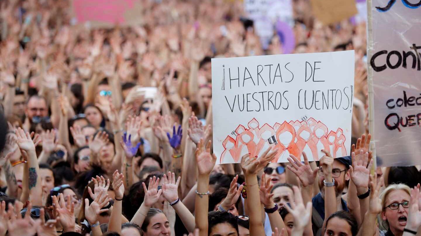 Manifestación contra la sentencia de La Manada.