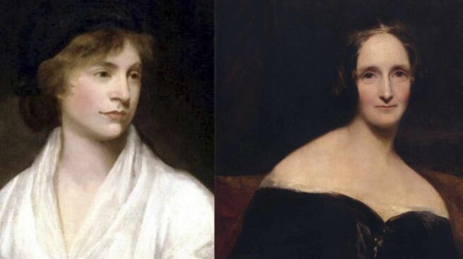 Mary Wollstonecraft y Mary Shelley.