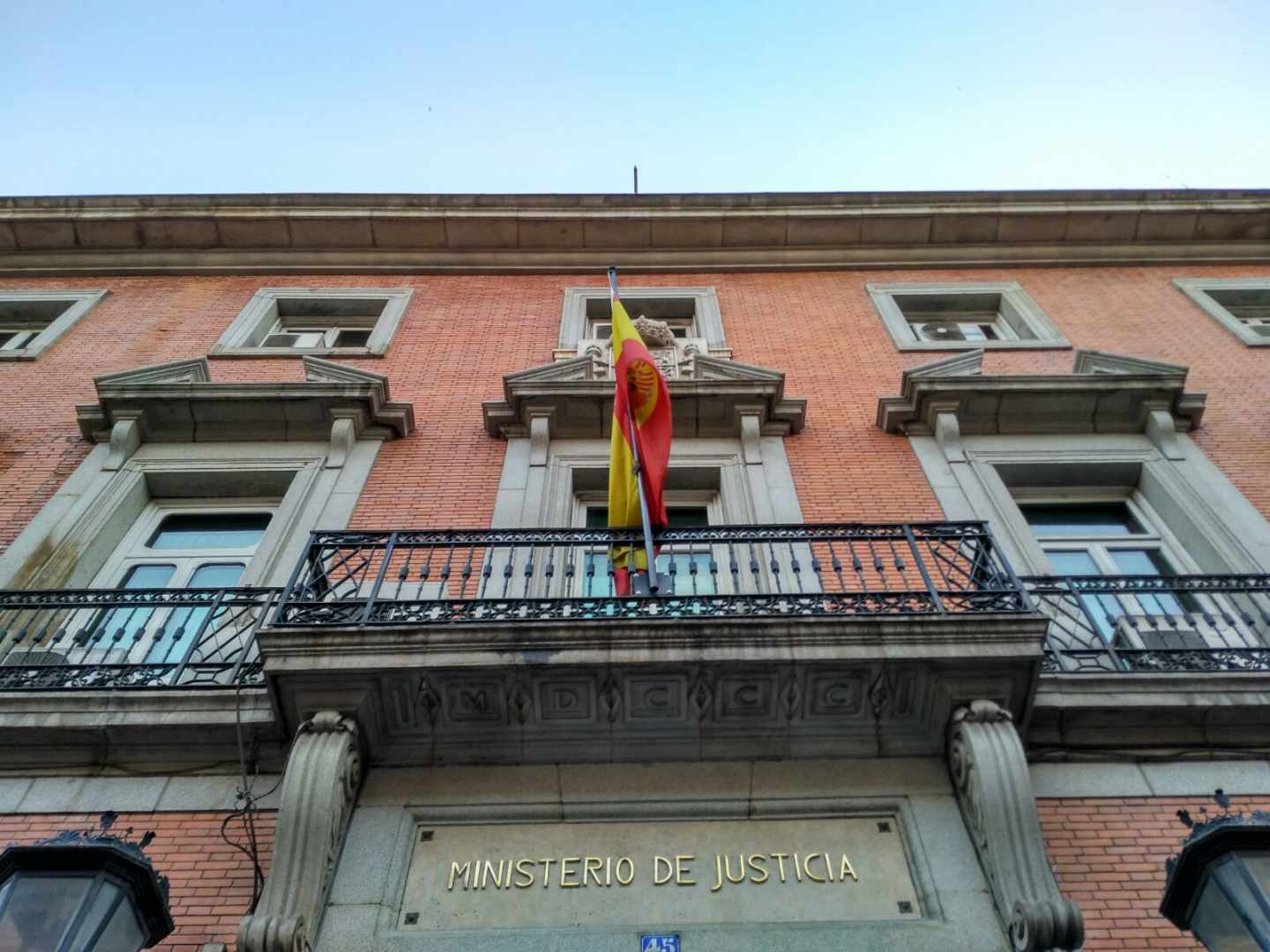 Sede del ministerio de Justicia, en Madrid.
