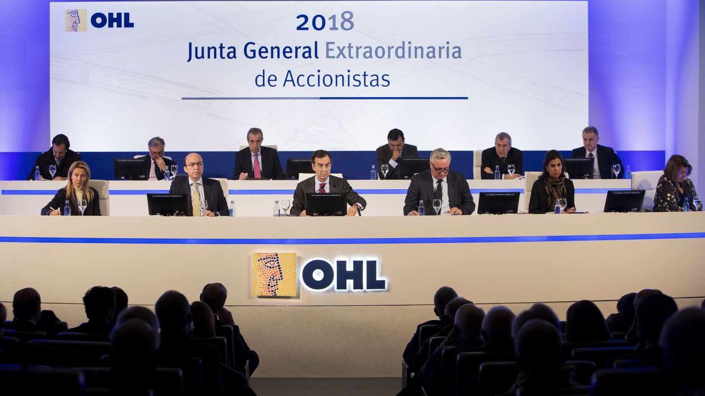 El paso atrás de Villar Mir en OHL despierta los recelos del mercado hacia la constructora.