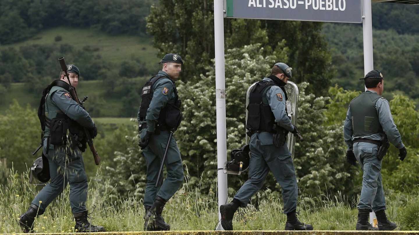 Operación policial en Alsasua.