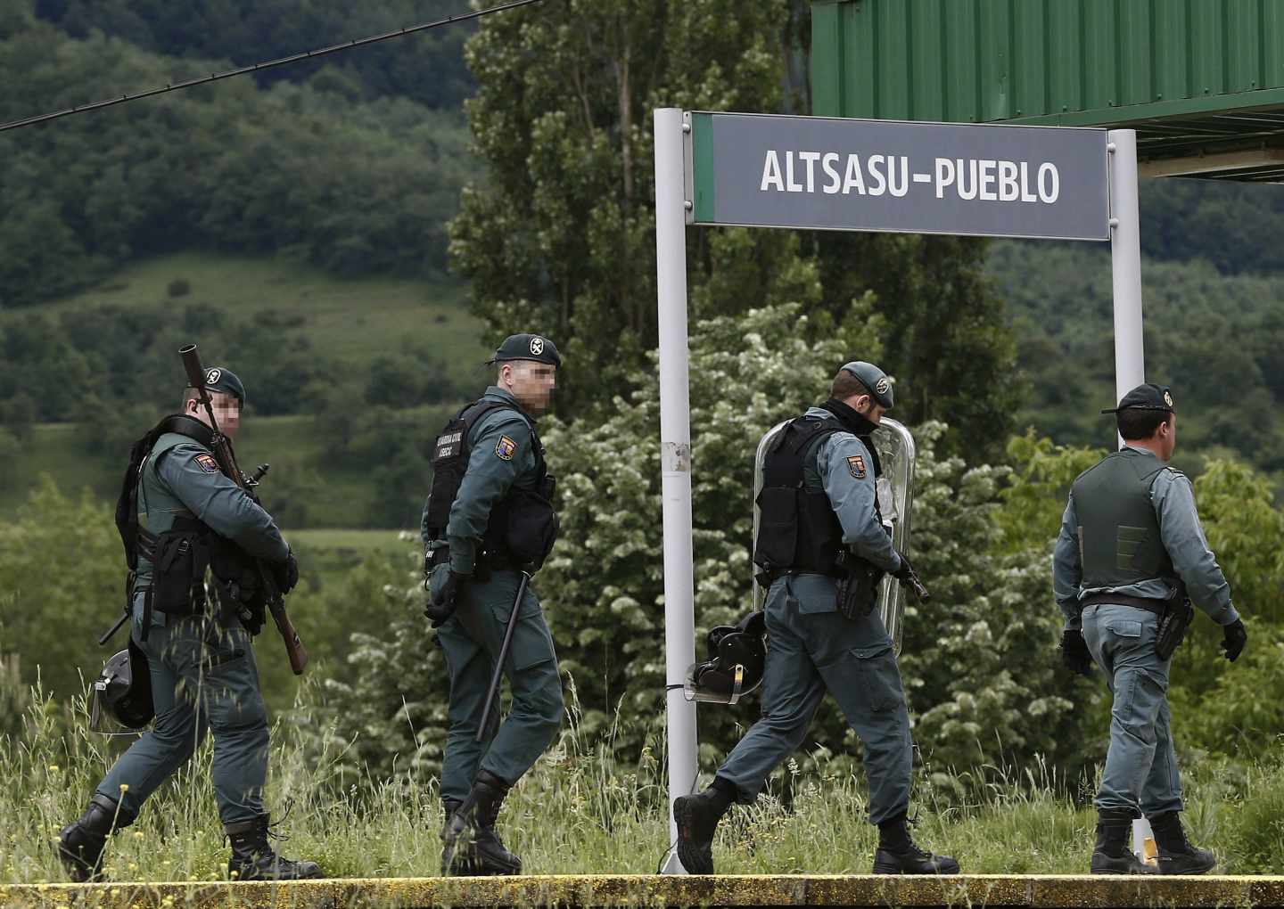 Operación policial en Alsasua.