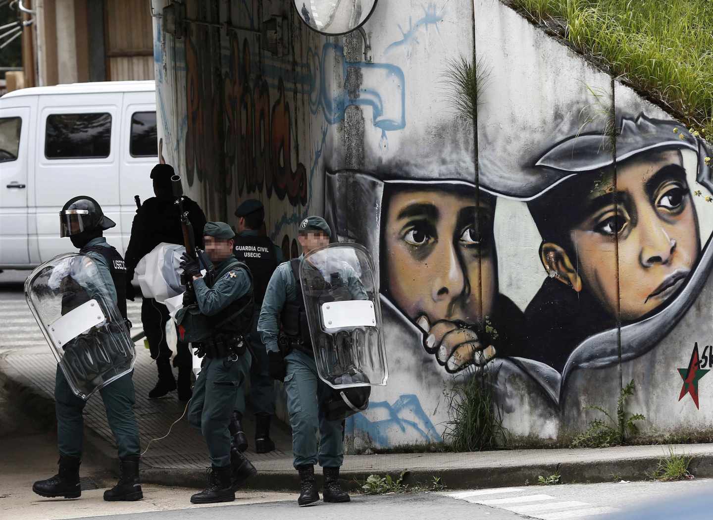 Operación policial en Alsasua.