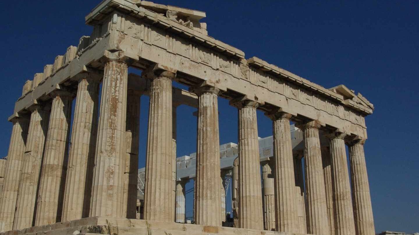 El Partenón, en la Acrópolis de Atenas.