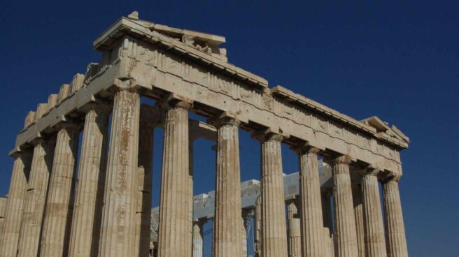 El Partenón, en la Acrópolis de Atenas.