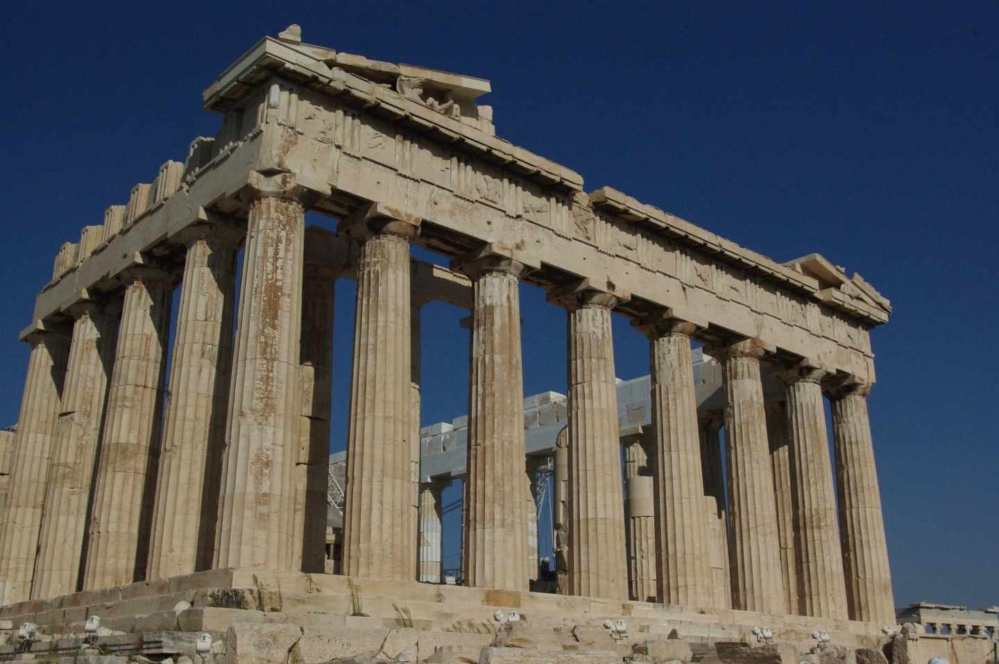 El Partenón, en la Acrópolis de Atenas.