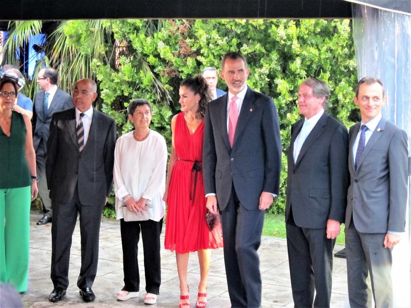 Los reyes llegan a los premios Fundación Princesa de Girona.