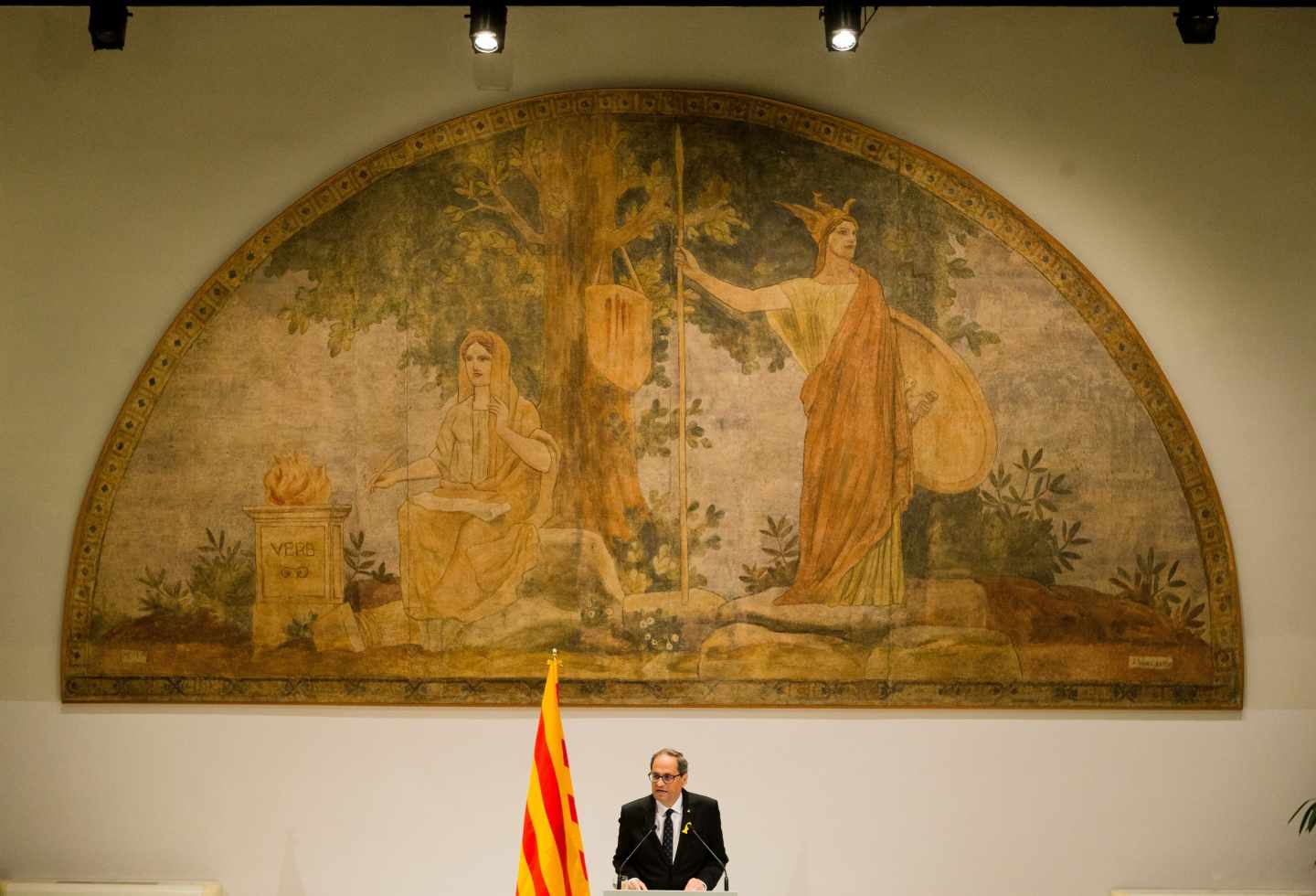 El presidente de la Generalitat de Cataluña, Quim Torra.