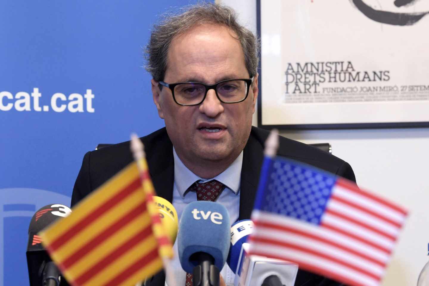 El presidente de la Generalitat de Cataluña, Quim Torra.