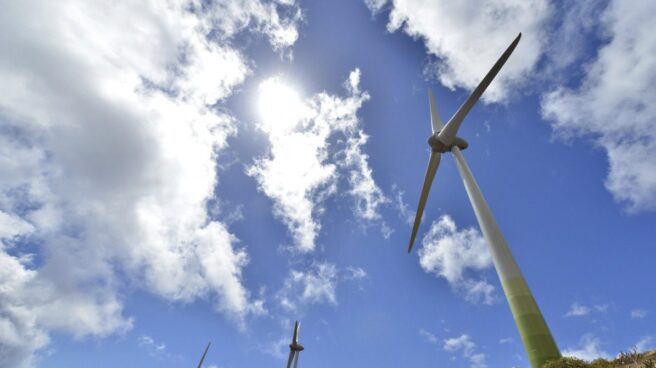 renovables Instalación de energía eólica.