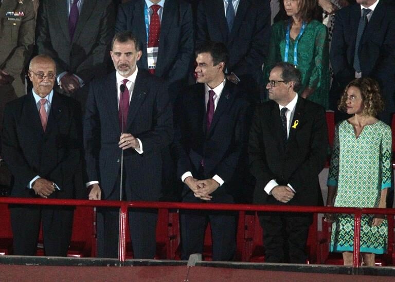 El 'Govern' dice que el público que abucheó a Quim Torra en Tarragona fue "seleccionado"