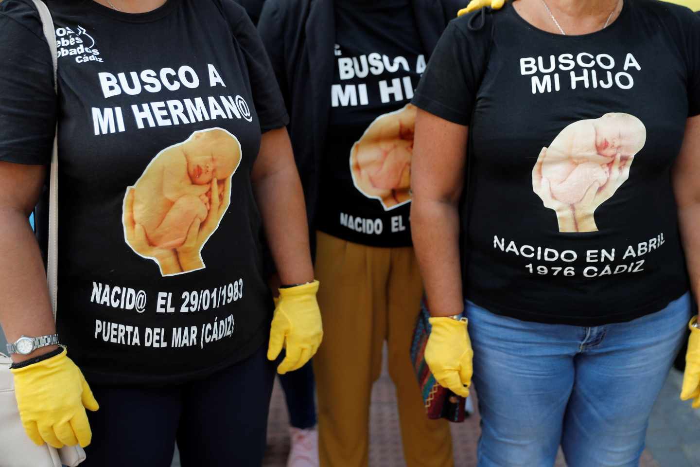 Supuestas víctimas de los bebés robados en la clínica San Ramón.